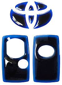 Luxer1(NT[) HEAT BLUE EMBOSS STICKER(q[gu[G{XXebJ[) HB-02