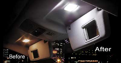 Luxer1(���N�T�[����) LED�}���`�����v�v���X Before After